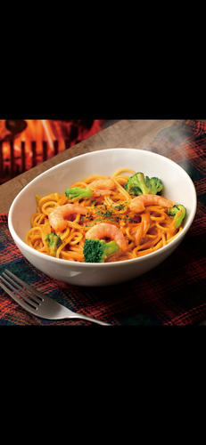 濃厚えびクリームソースのパスタ画像