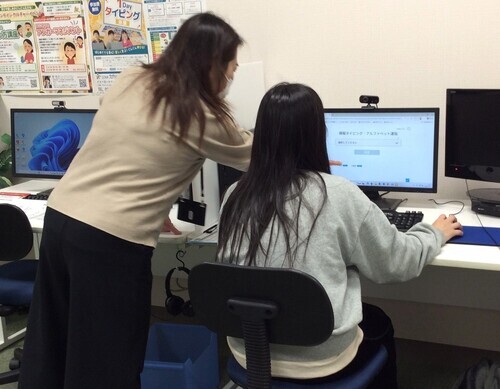 受講生対応の画像